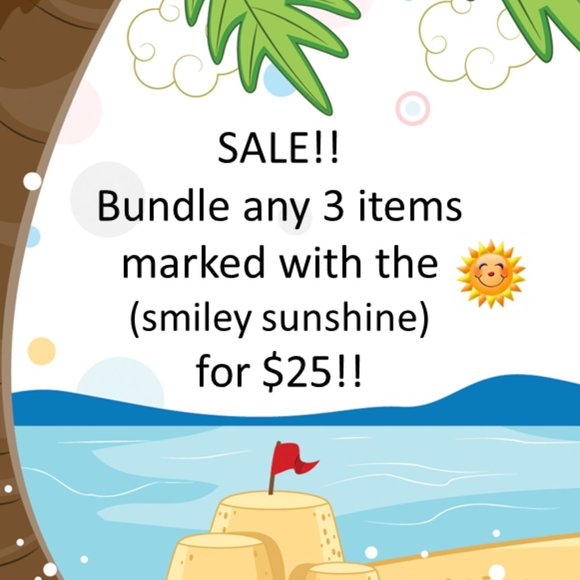 3 / $25. All 🌞 included in SALE! - Picture 1 of 1